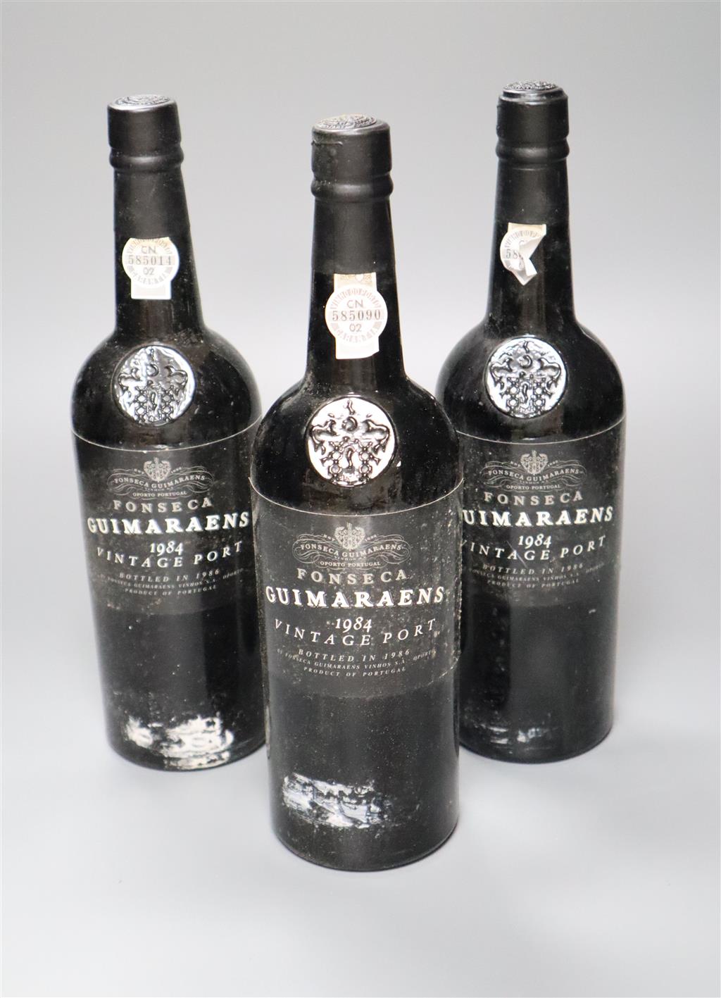 Six bottles of Fonseca Guimaraens 1984 vintage Port